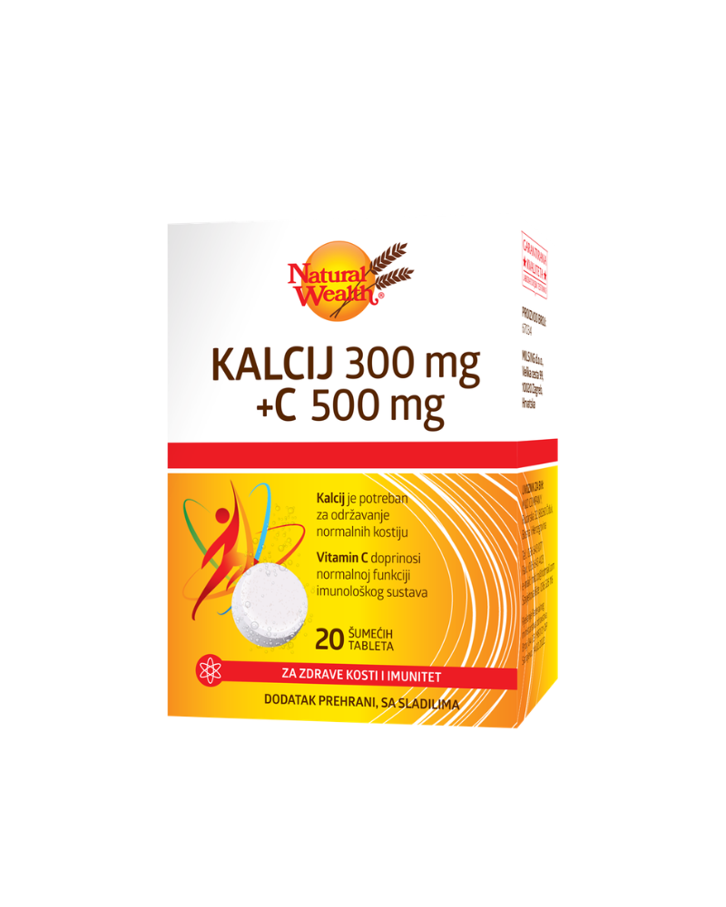 KALCIJ 300MG + C 500MG A20 EFF
