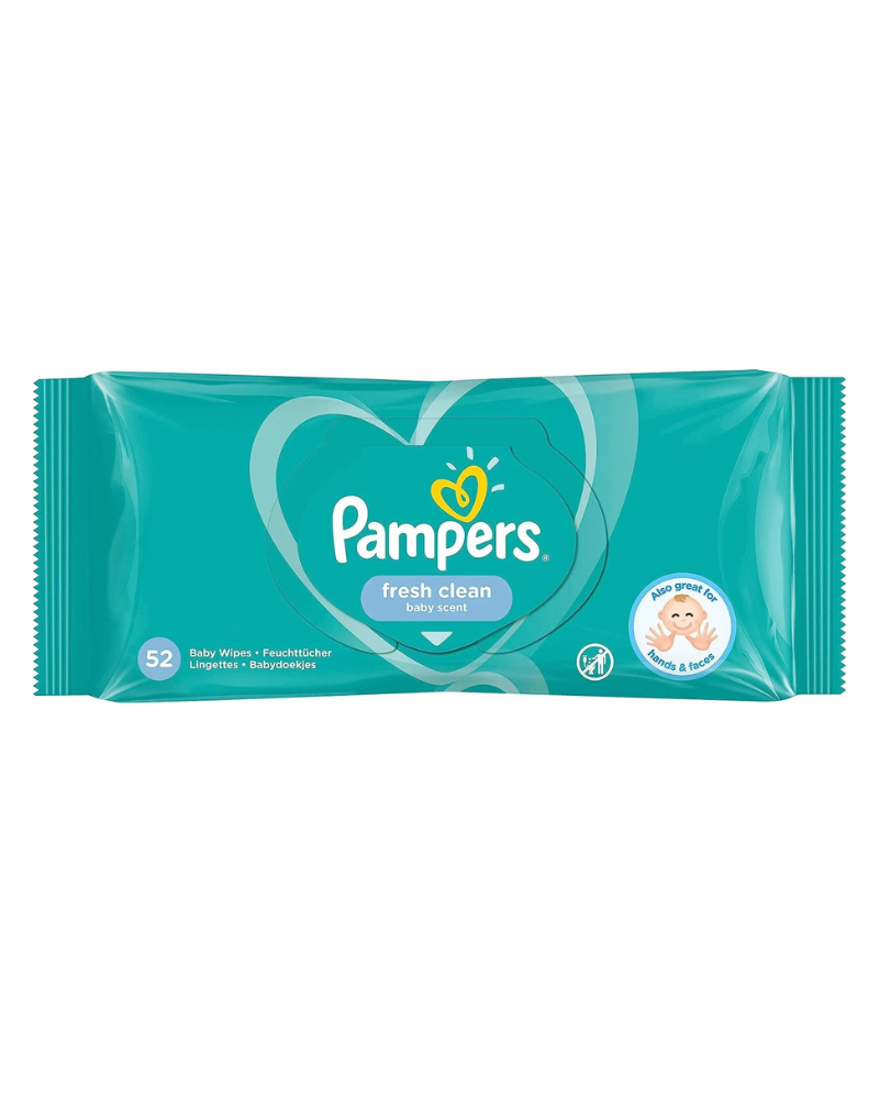 PAMP.WIPES SINGLE FRESH 12X52