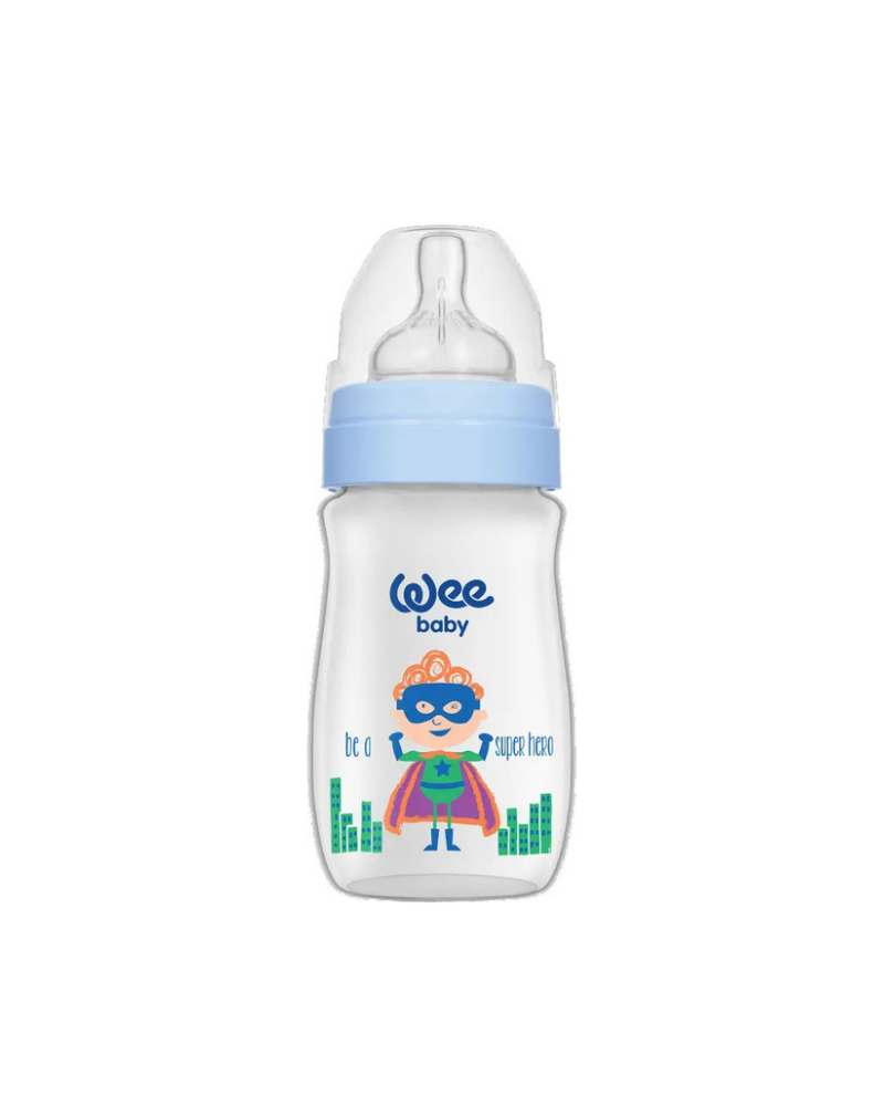 WEE BABYPP CLASSIC+ WIDE NECK THEMATIC FEEDING BOTTLE 250 ML 12X12