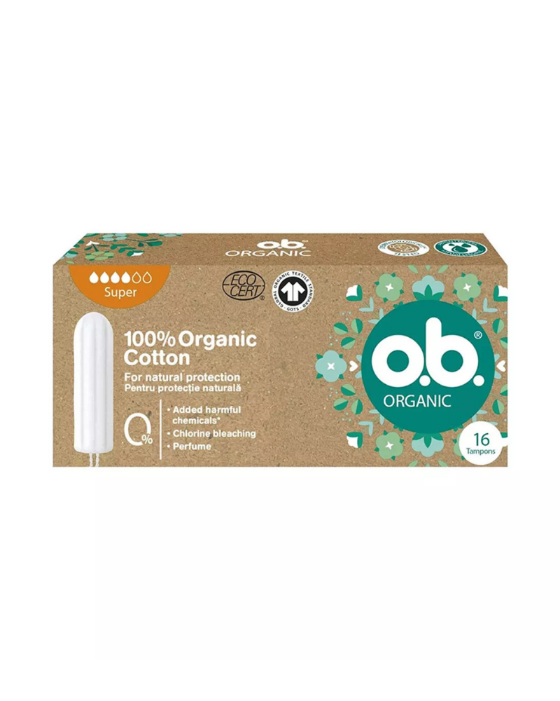 TAMPON ORGANIC COTTON SUPER A16