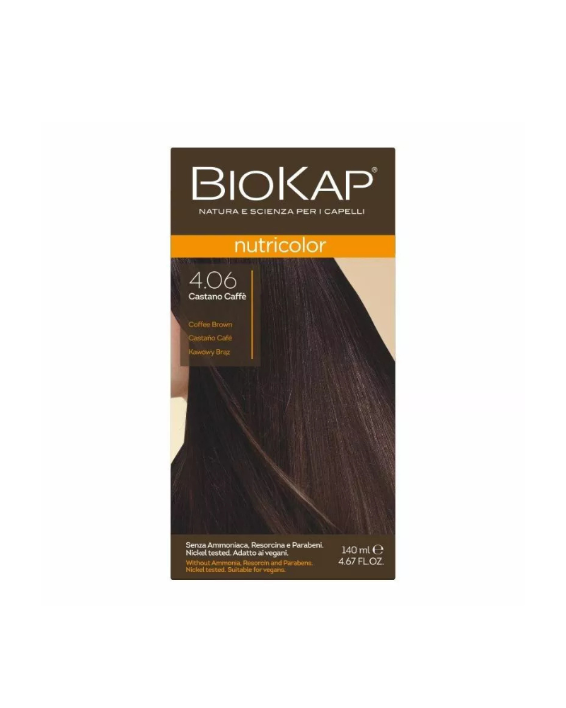 BIOKAP NUTRICOLOR 4.06 CASTANO 135ML