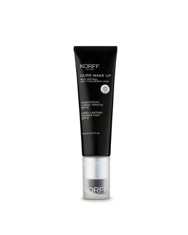 KORFF CURE MAKE UP LONG LASTING FOUNDATION SPF 15 05 CAFE 30ML