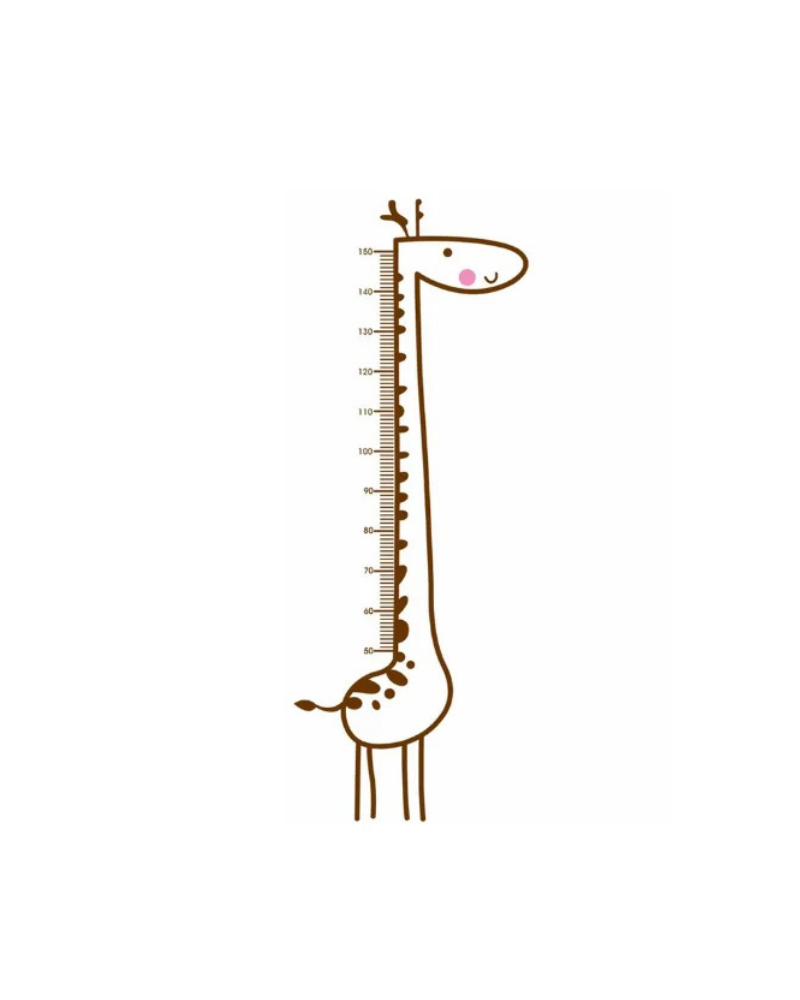HEIGHT MEASUREMENT STICKERS – GIRAFFE