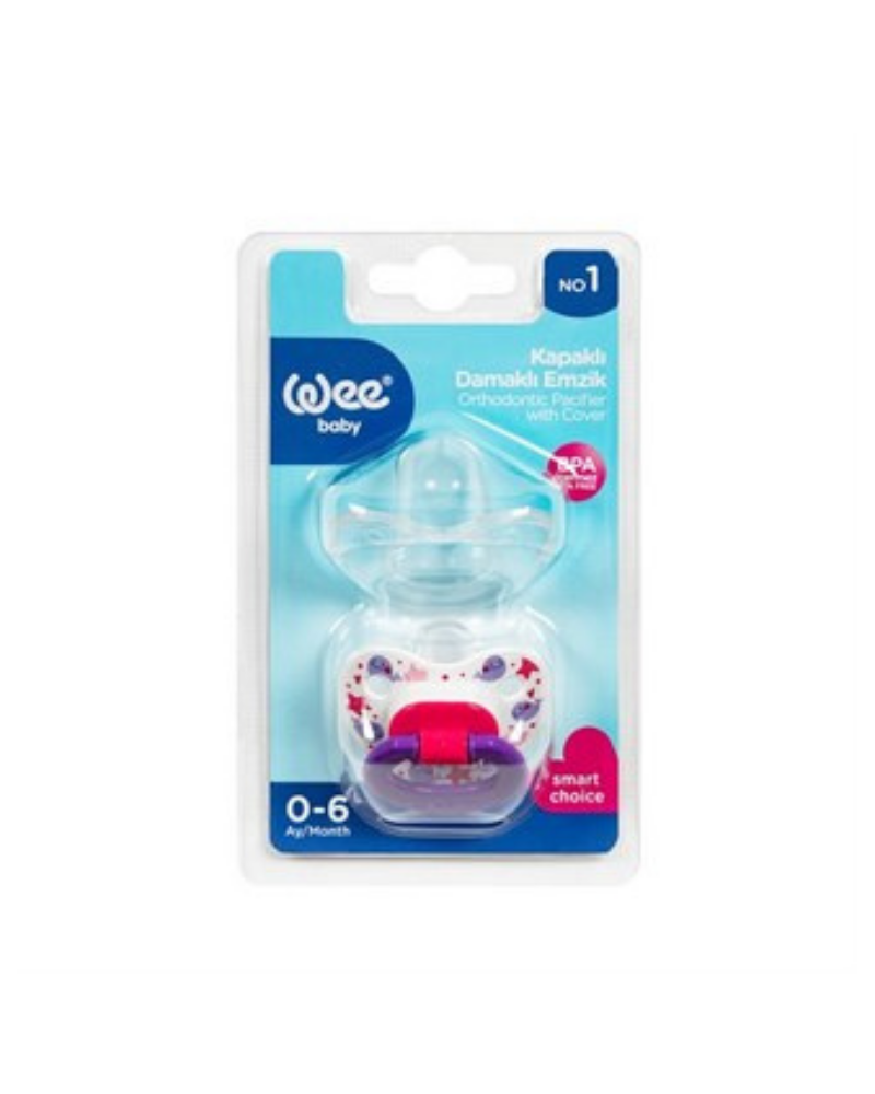 WEE BABY PACIFIER WITH COVER NO:1