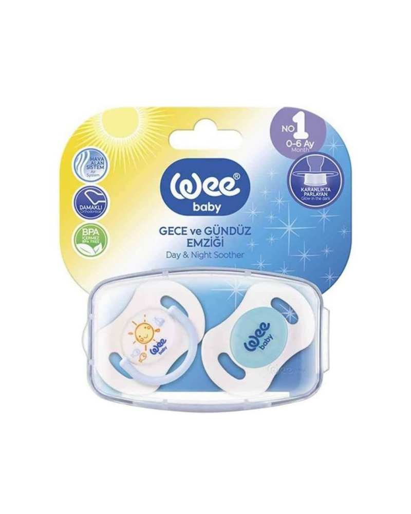 WEE BABY DOUBLE DAY&NIGHT SOOTHER WITH CASE NO:1