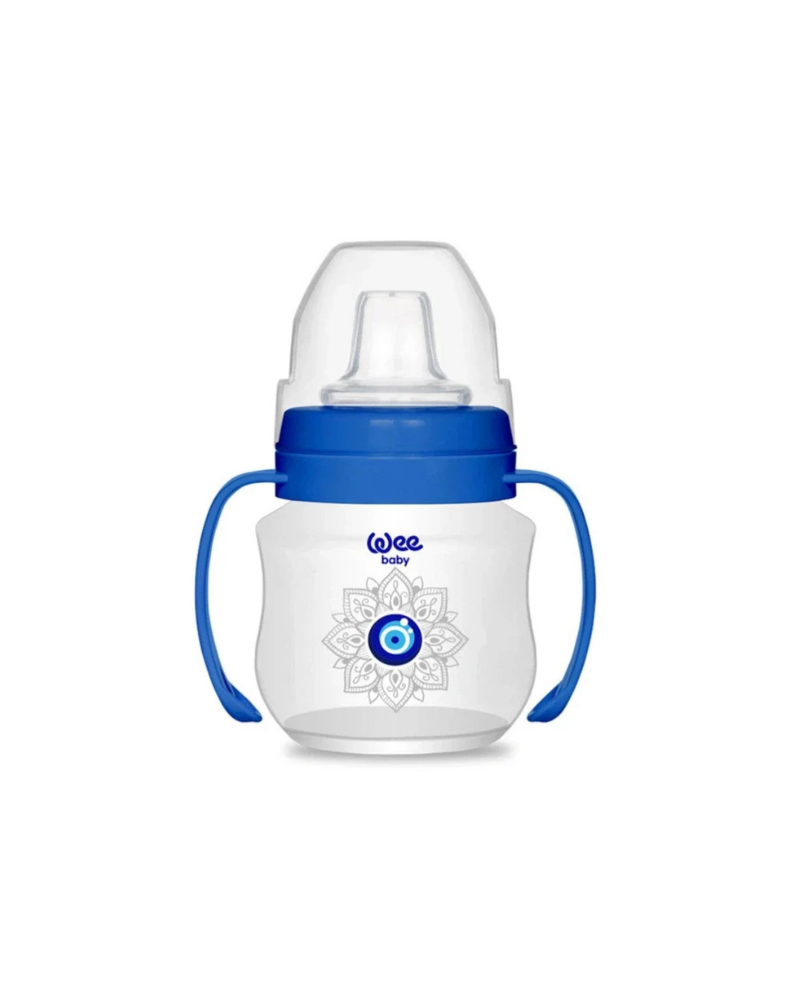 WEE BABY EVIL EYE NON SPILL CUP WITH GRIP 125ML