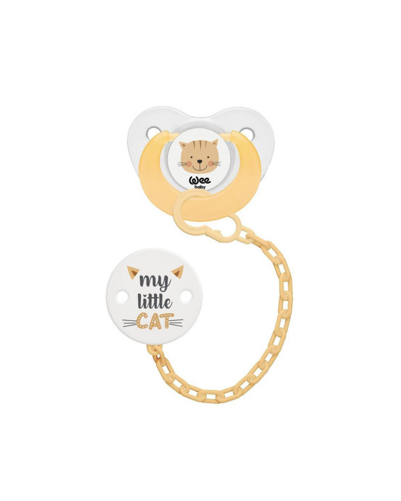 WEE BABY SOOTHER &SOOTHER CHAIN SET NO:1