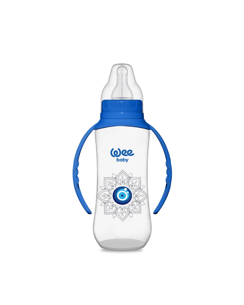 WEE BABY EVIL EYE PP FEEDING BOTTLE WITH HANDLE 270ML