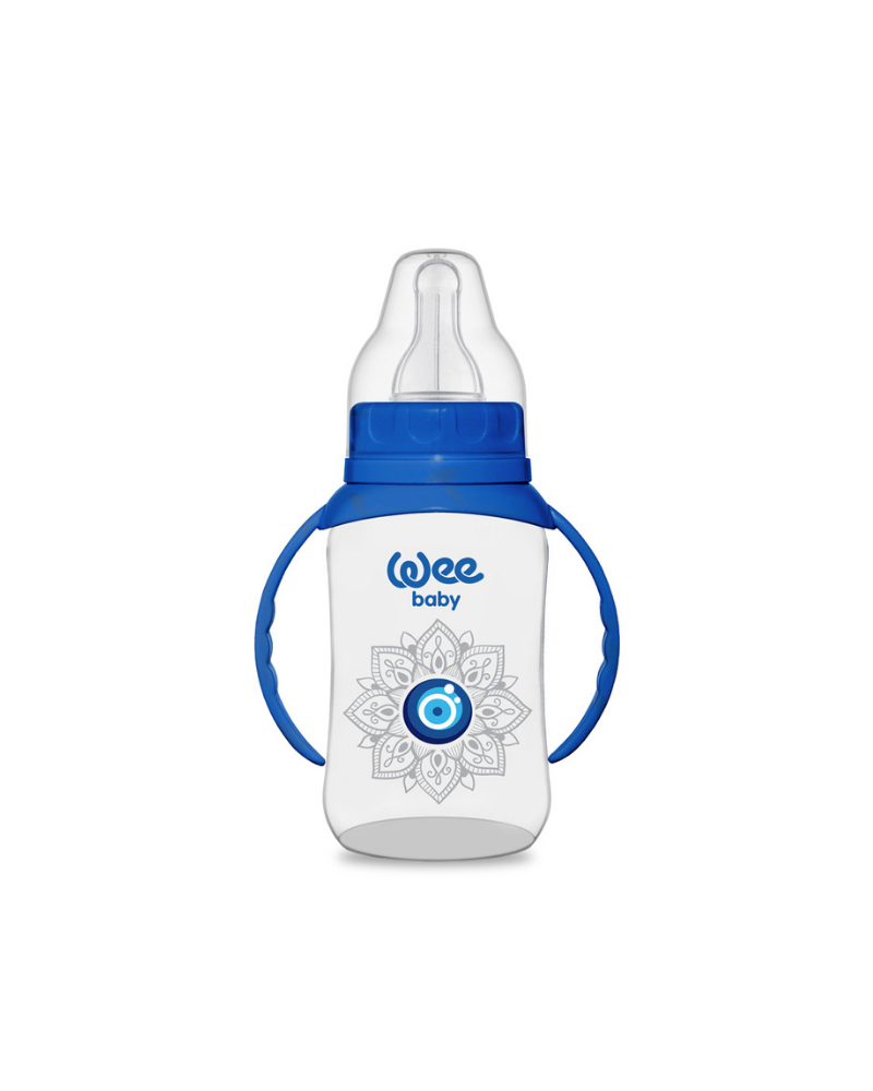 WEE BABY EVIL EYE PP FEEDING BOTTLE WITH HANDLE 150ML