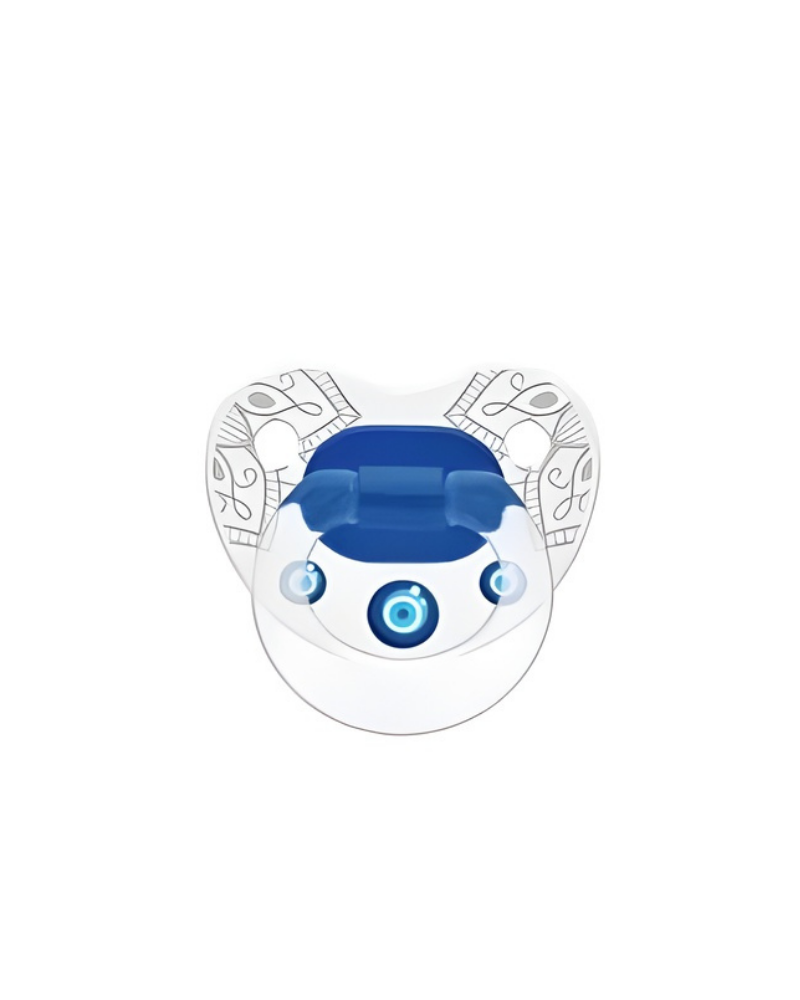WEE BABY EVIL EYE PATTERNED BODY ORTHODONTIC SOOTHER NO:3