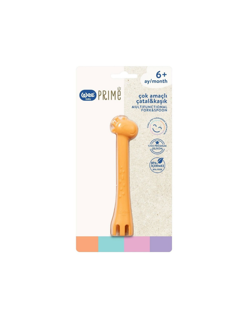 WEE BABY SILICONE MULTIFUNCTIONAL FORK&SPOON