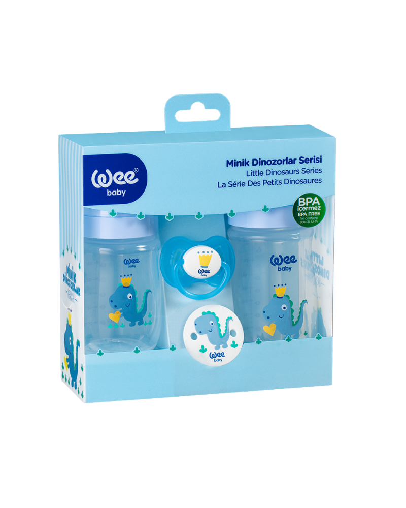 WEE BABY DINO SET – BLUE