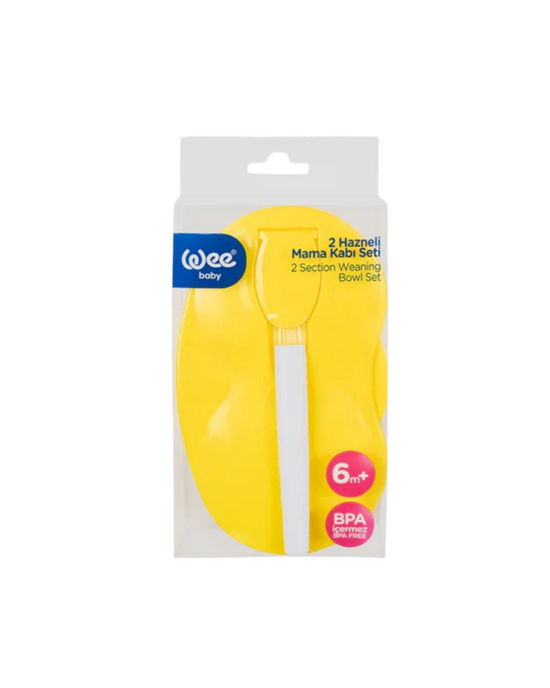 WEE BABY 2-SECTION FEEDING BOWL SET