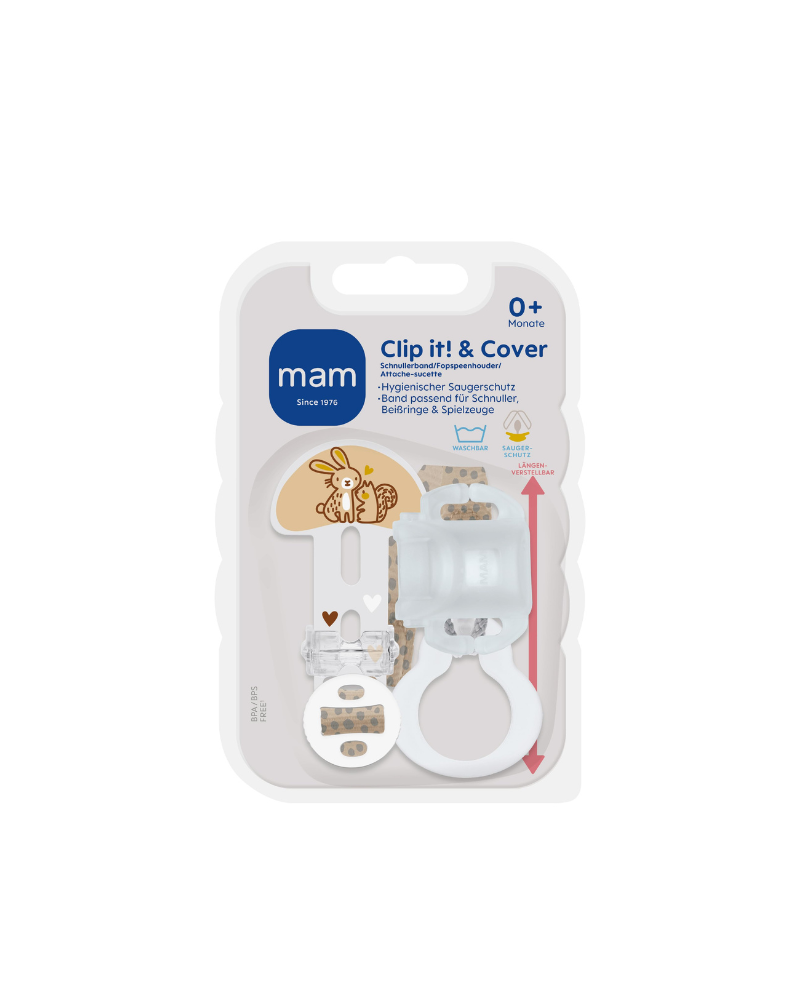 MAM CLIP COVER FOR SOOTHERS 0M+ 350856
