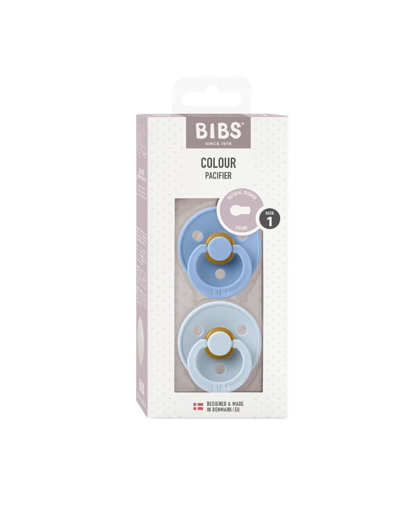 BIBS 110214 SIZE 1 BLUE/BABYBLUE