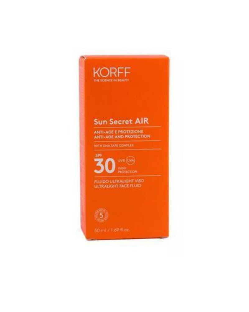 KORFF SUN SECRET AIR ULTRALIGHT FACE FLUID SPF 30 50 ML