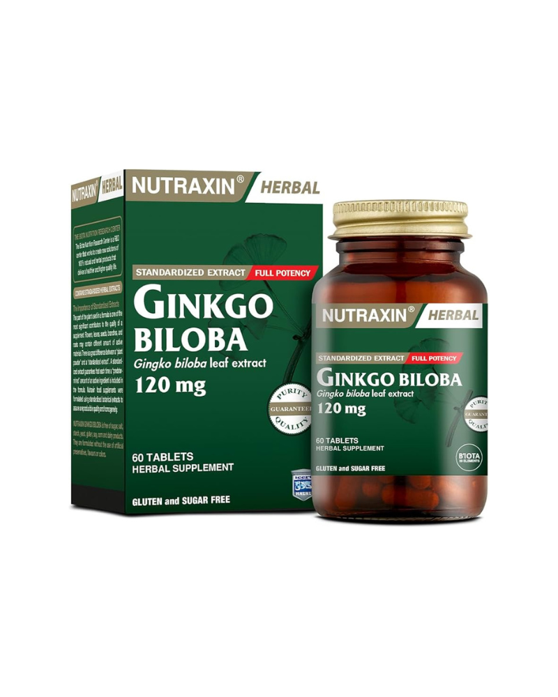 N.2651 NUTRAXIN GINKGO BILOBA 120MG A60 TAB