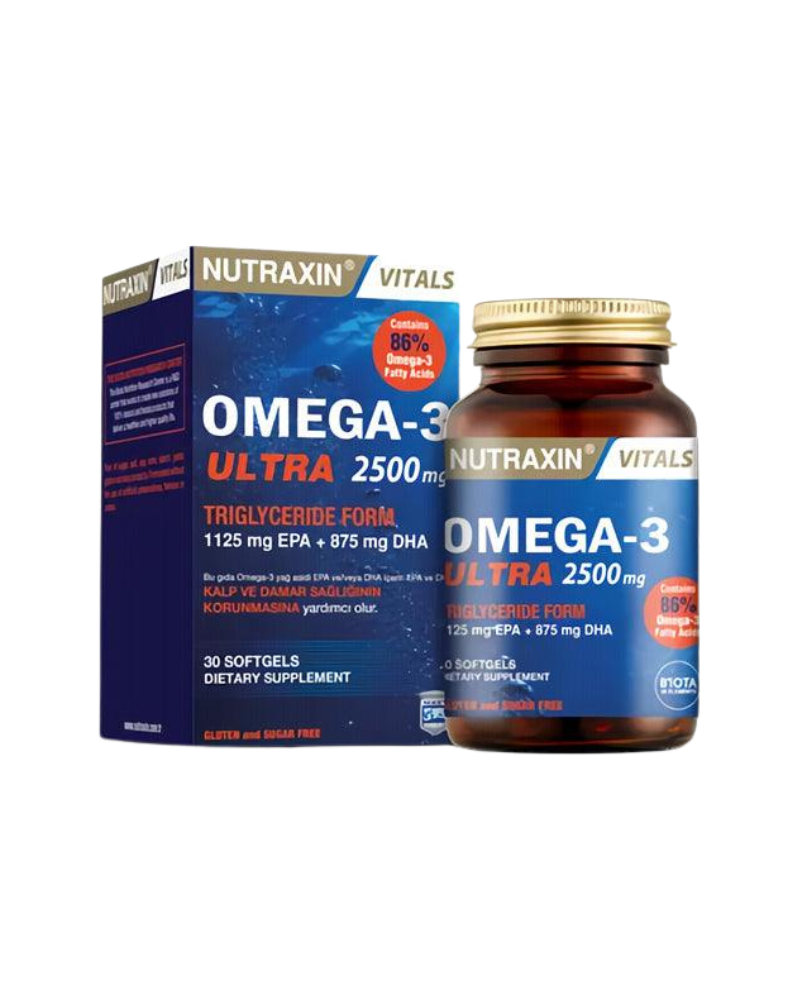 N.8217 NUTRAXIN OMEGA 3 ULTRA 2500MG A30 SOFTGEL