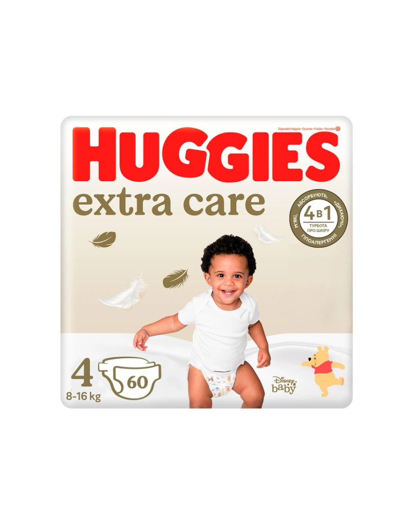 HUGGIES ELITE SOFT 4 60 PCS 8-14 KG