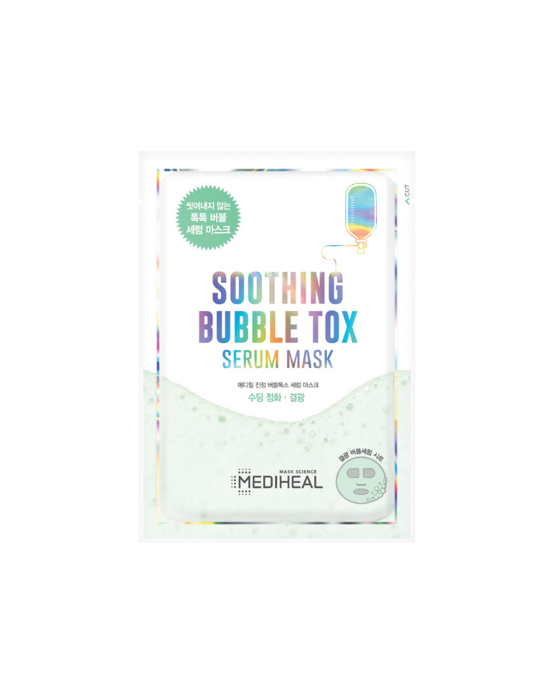 MEDIHEAL SOOTHING BUBBLETOX SERUM MASK