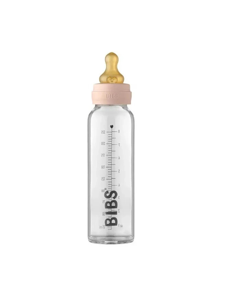 BIBS 5014244 GLASS BOTTLE SET 225 BLUSH