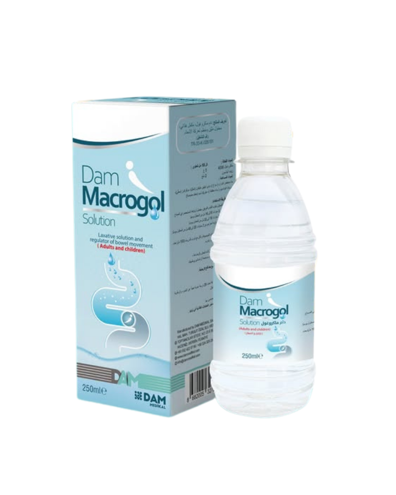 MACROGOL SOL 250ML DAM