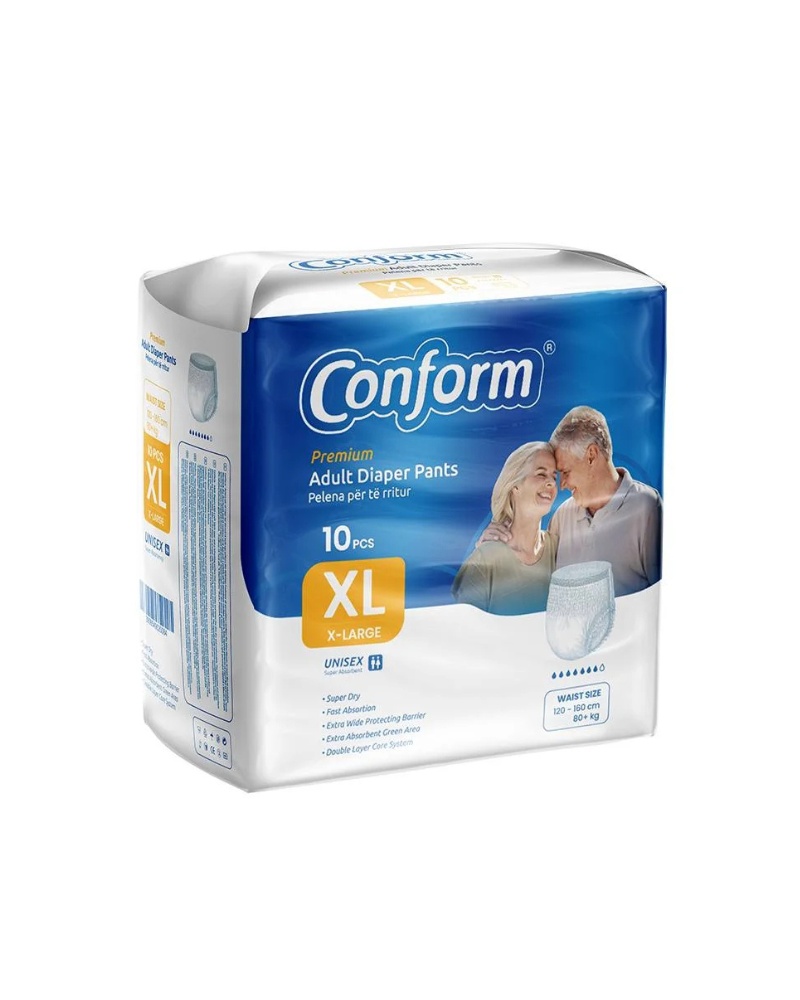 CONFORM DIAPERS PANT X-LARGE 10PCS