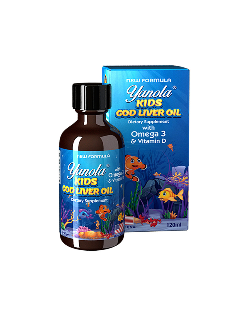 YANOLA KIDS COD LIVER OIL SIRUP 120 ML
