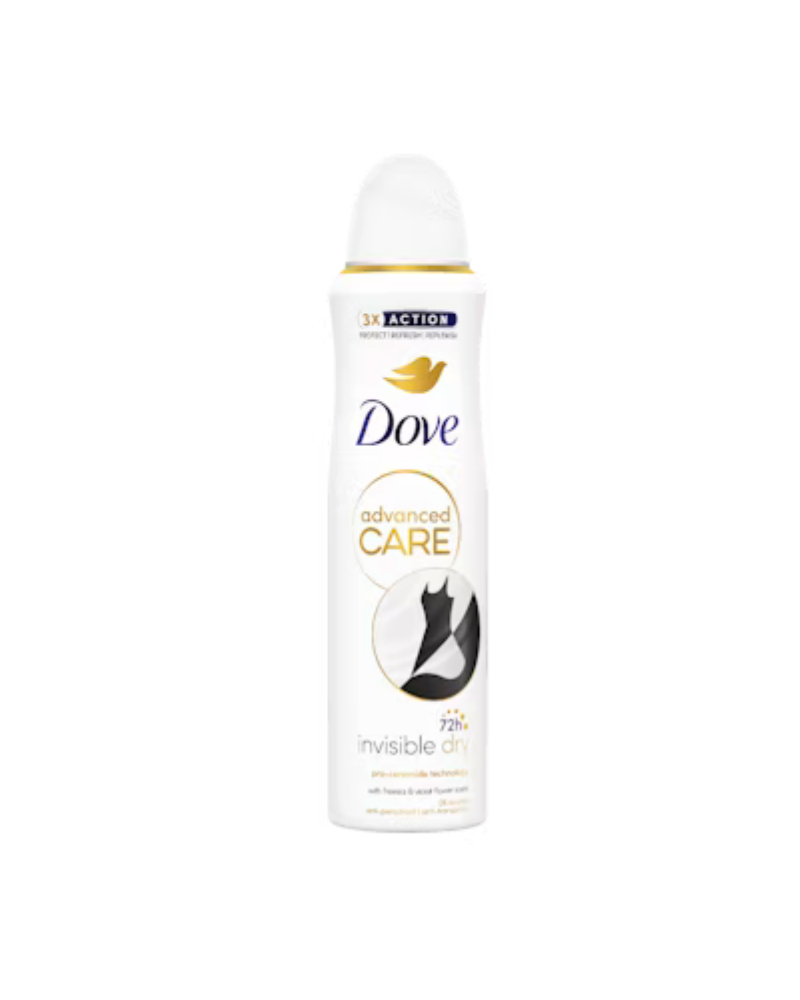 DOVE DEO W. ADV. INVISIBLE DRY 150ML