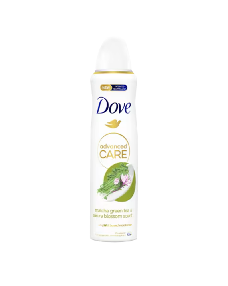 DOVE DEO W. ADV. MATCHA & SAKURA BLOSSOM 150ML