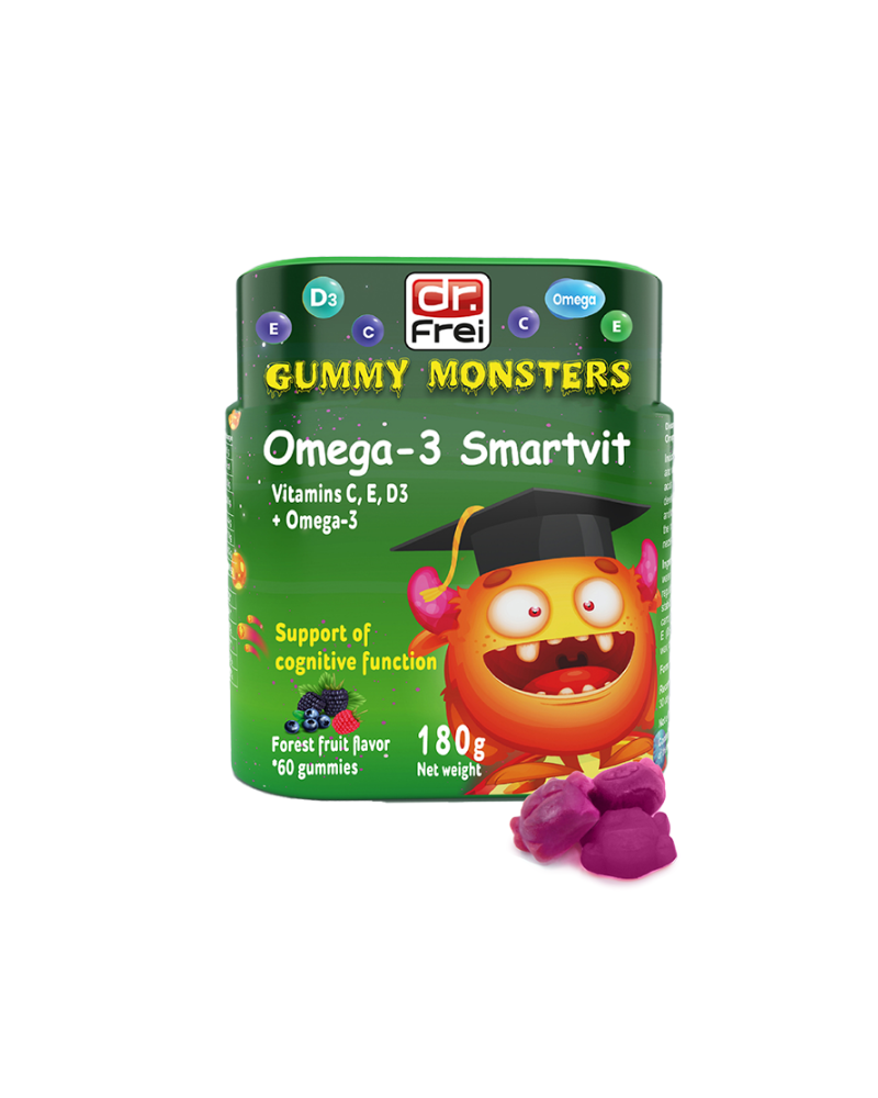 7602 GUMMY MONSTRES OMEGA-3 SMARTVIT A60