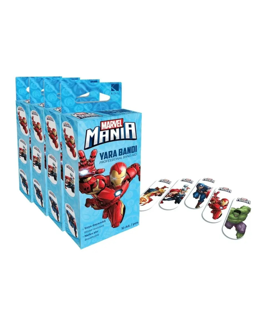 KIVA BAND IRON MAN 10 PCS