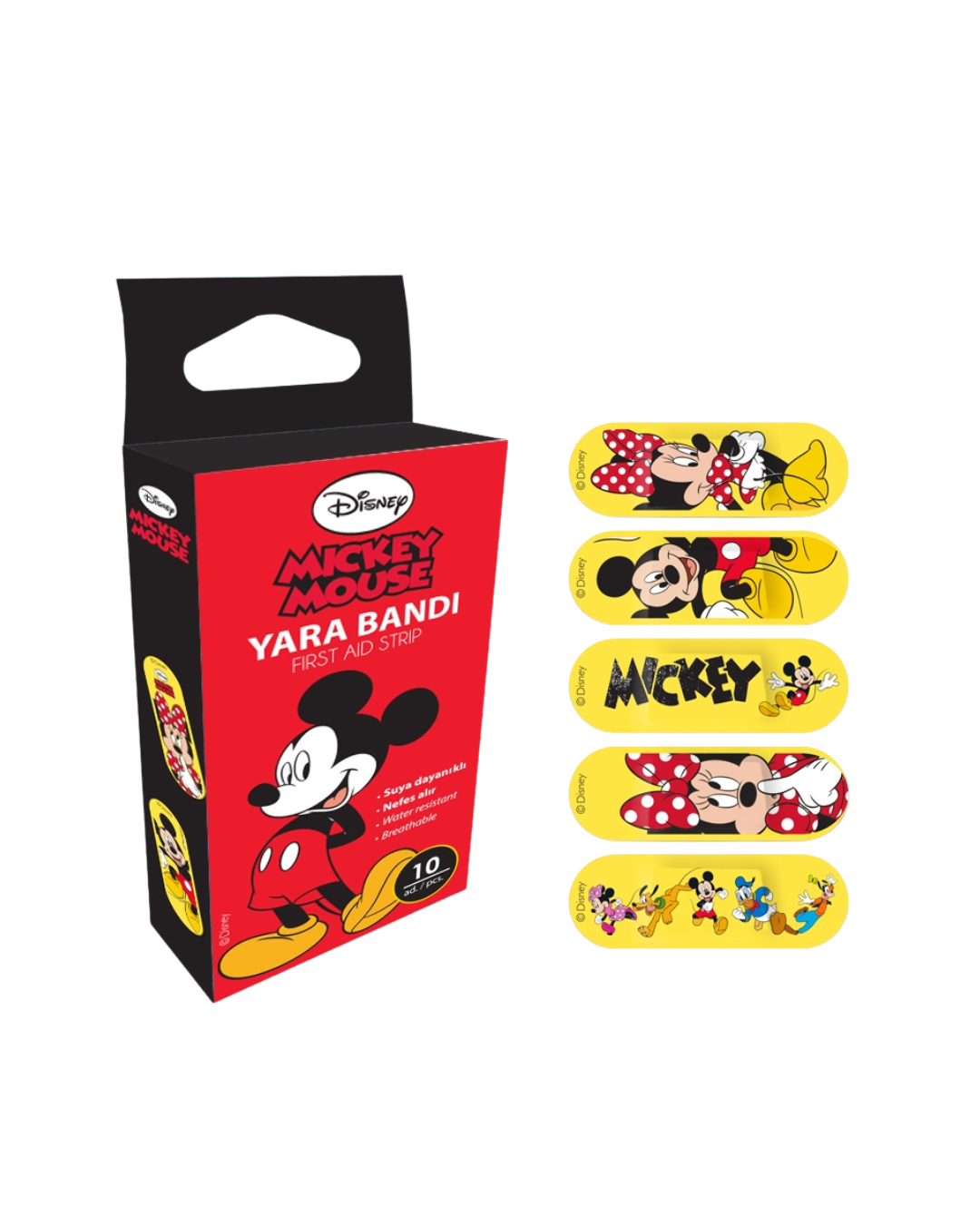KIVA BAND MICKEY MOUSE 10 PCS