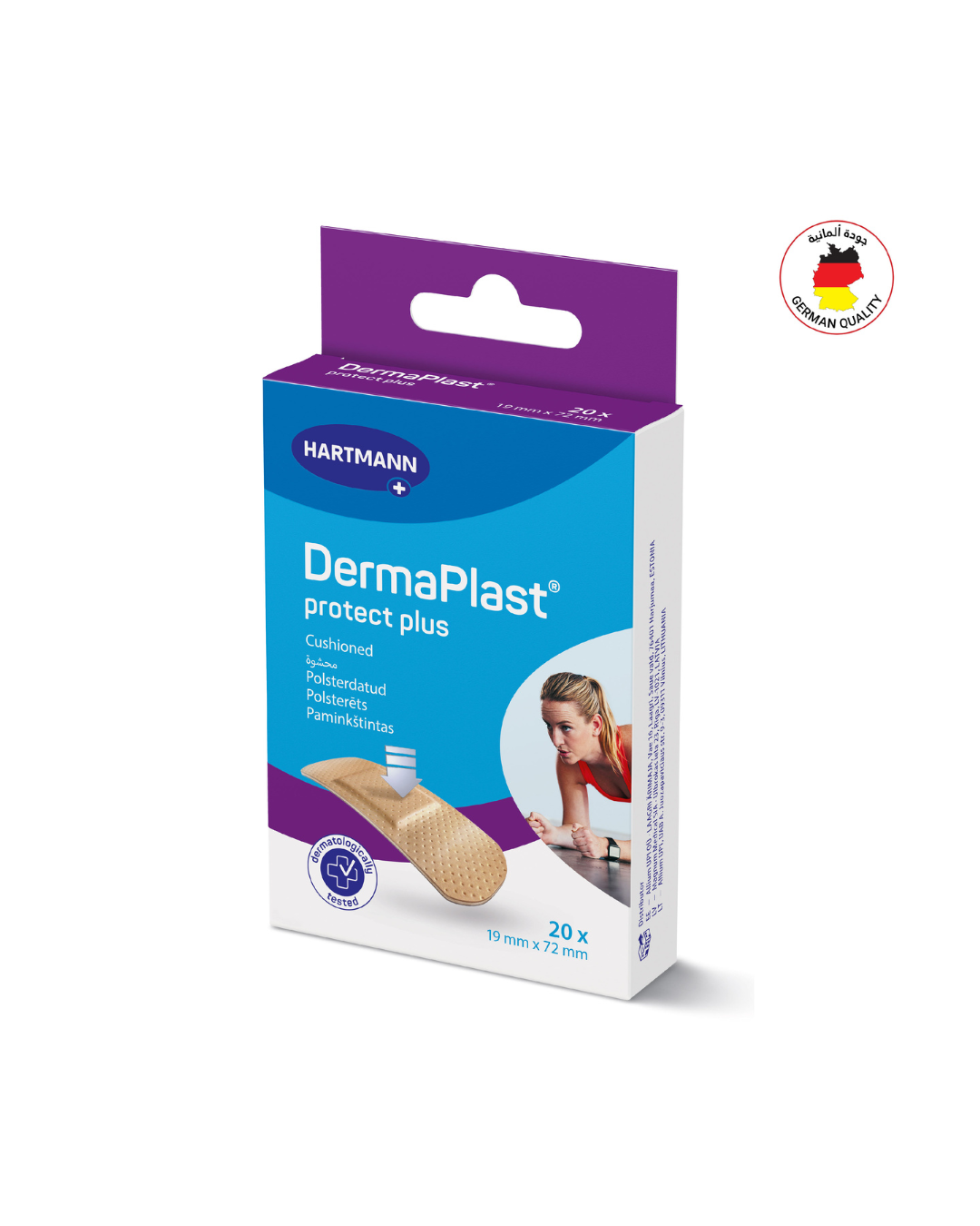 DERMAP MDR PROTECT PLUS WEST 19X72MM P20