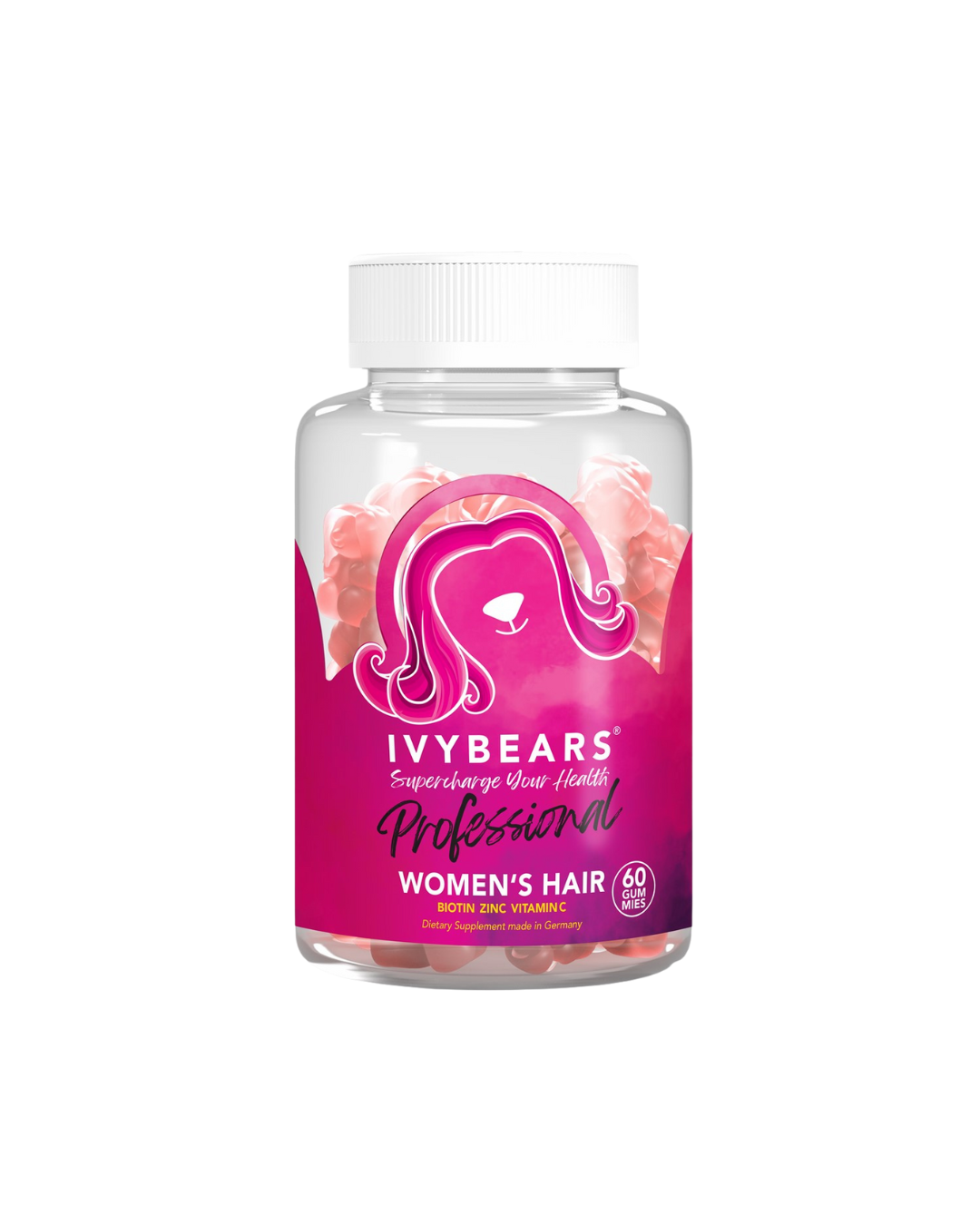 4151 IVYBEARS WOMENS HAIR PROFESSIONAL 60 GUMMIES