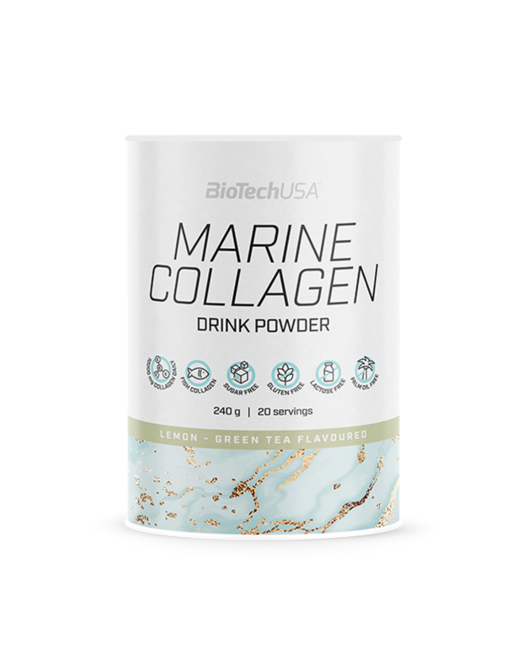 Marine Collagen 240g Green tea-Lemon