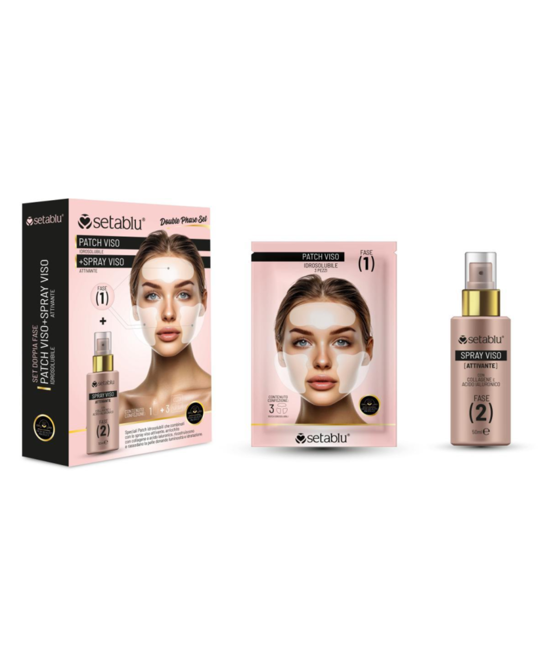 SETABLU MASKE E TRETSHME NE KOLAGJEN + SPRAY