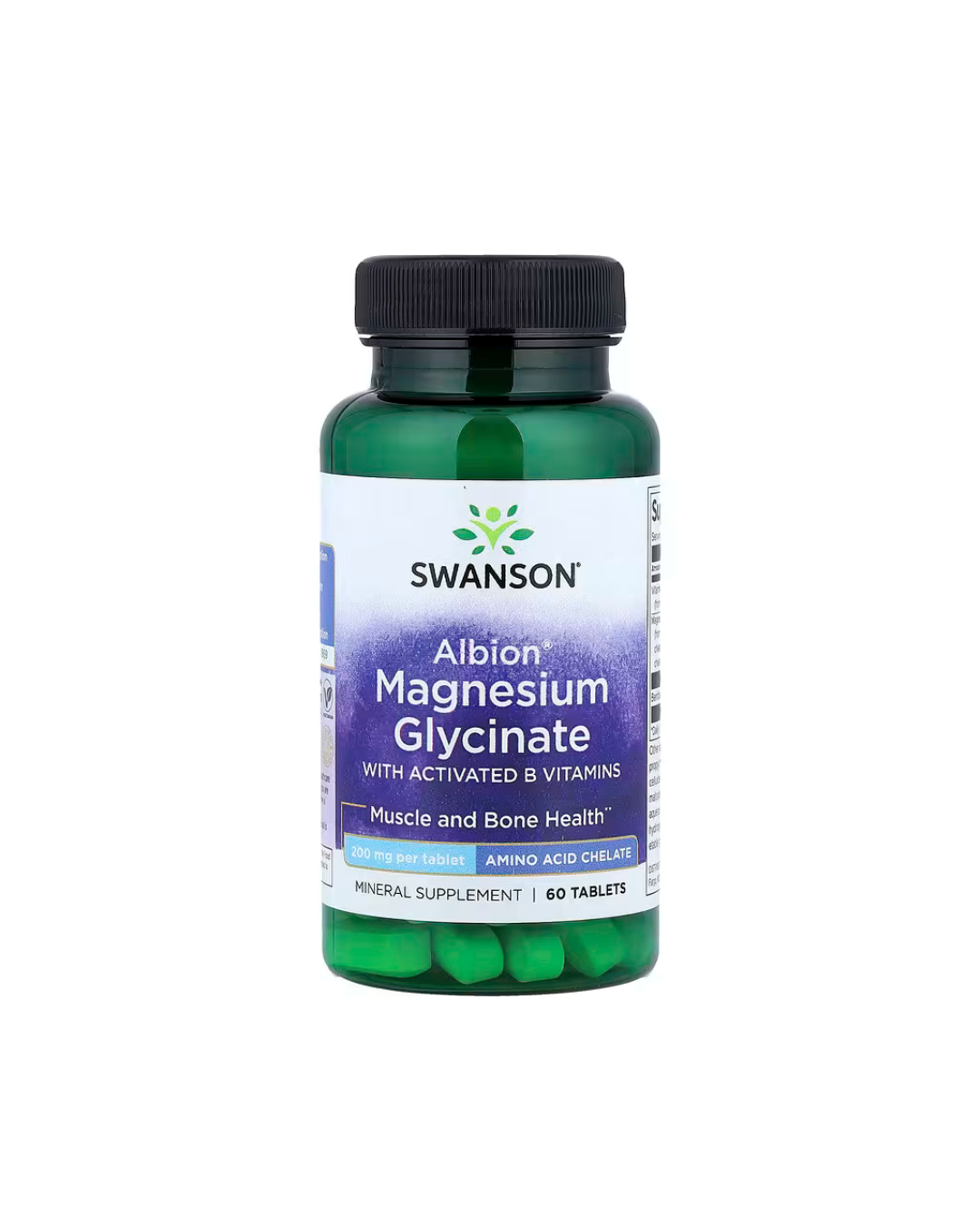 ALBION MAGNESIUM GLYCINATE 200MG 60 VEG