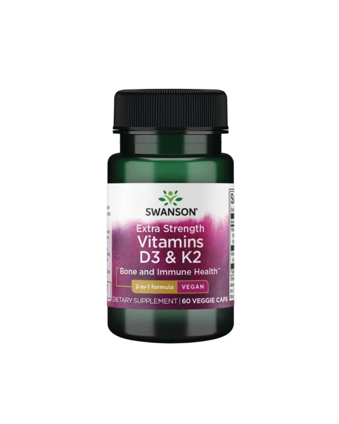 EX STR D3&K2 5000IU/100 MCG 60 VEG CAPS