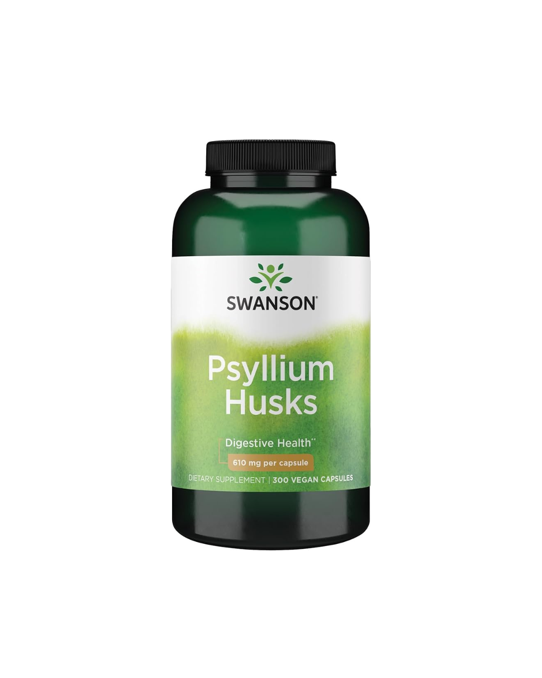 Psyllium Husks 610 MG 100 Caps