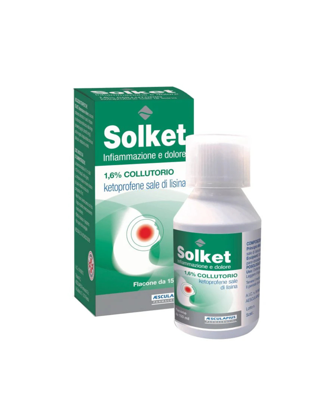 SOLKET (KETOPROFEN) SPRAY OROMUCOSAL 0.16% 15 ML