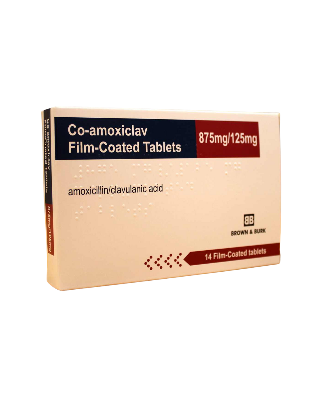 CO-AMOXICLAV 875MG/125MG A15 TAB B&B