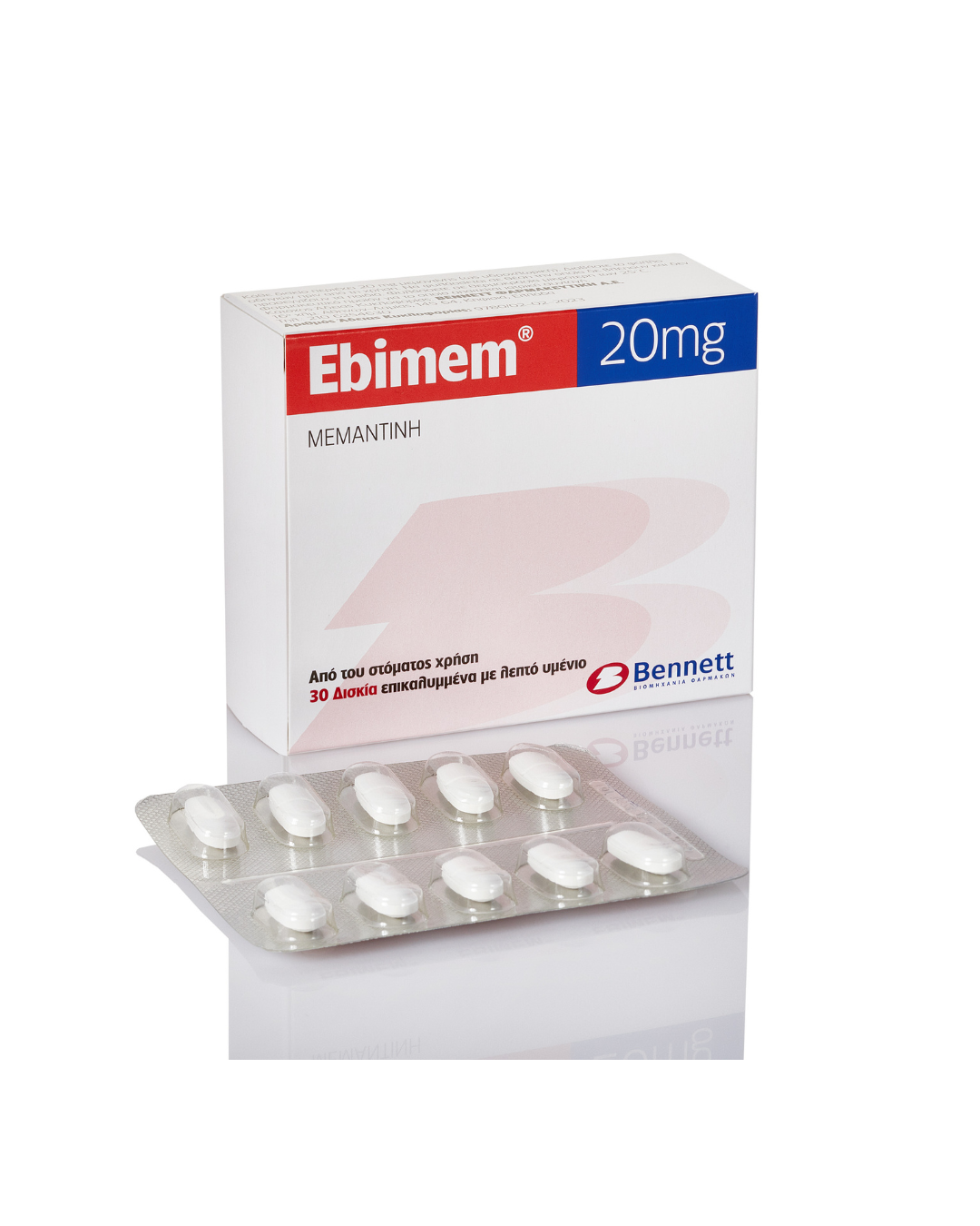 EBIMEM (MEMANTINE) TBL 20 MG A30