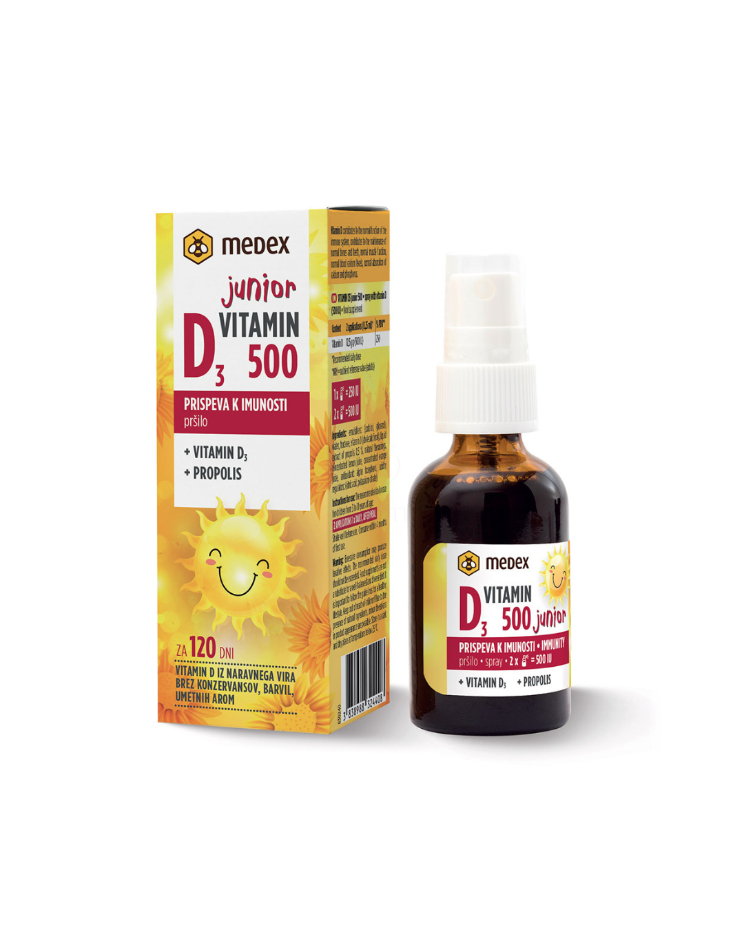 MEDEX VITAMIN D JUNIOR SPREJ 500 IU 30 ML