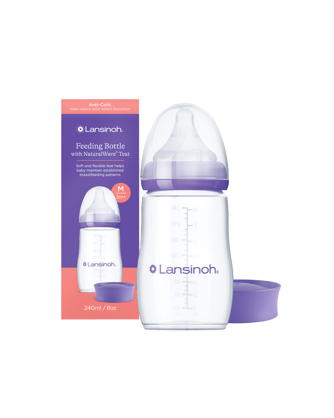 Shishe biberon PP Lans. 240 ml.