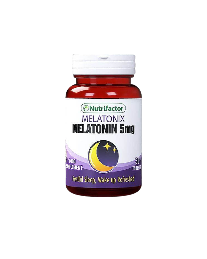0146 MELATONIN 5MG 30 TABLETS (NUTRIFACTOR)
