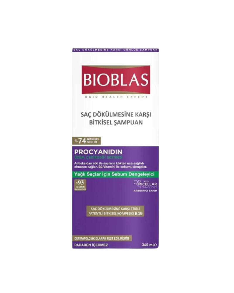 BIOBLAS SHAMPON OILY ANTI SEBUM 400ML